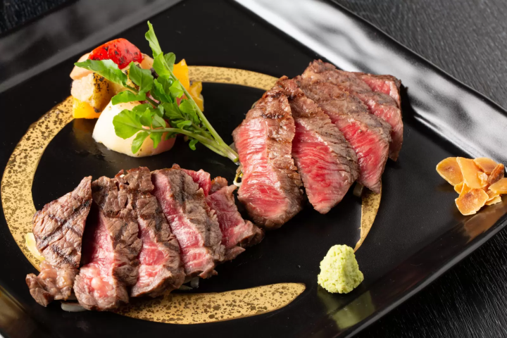 Tajima beef gourmet food available in Kinosaki Onsen town