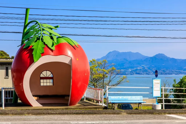Nagasaki Vibrant Fruit Bus Stops