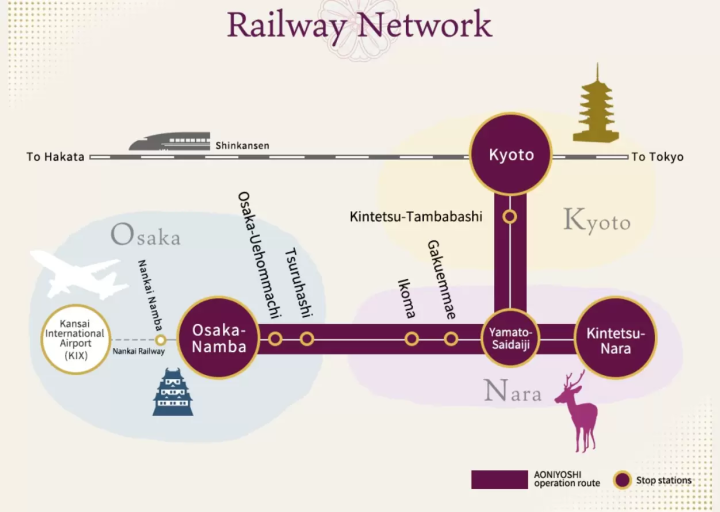 Travel Stress-Free Between Osaka Namba, Nara and Kyoto! Aoniyoshi Train Details & Ticket Guide