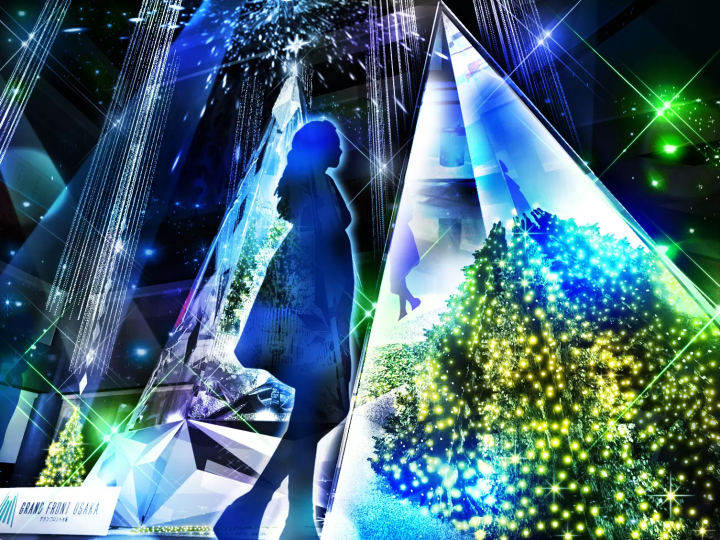 2024年JR大阪站「梅北地區」聖誕點燈活動5