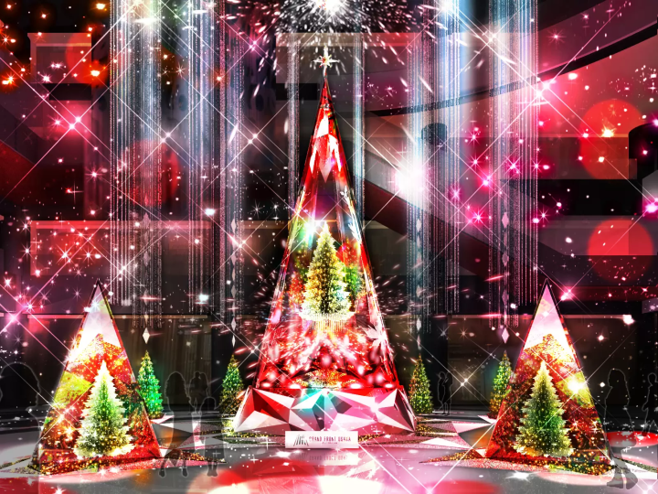 2024年JR大阪站「梅北地區」聖誕點燈活動7