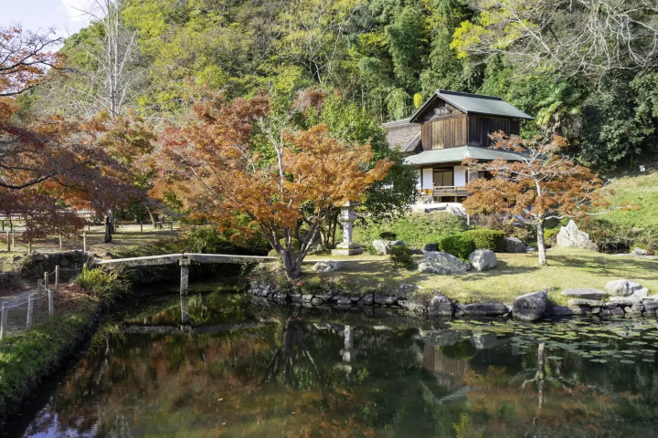 近水園　岡山紅葉