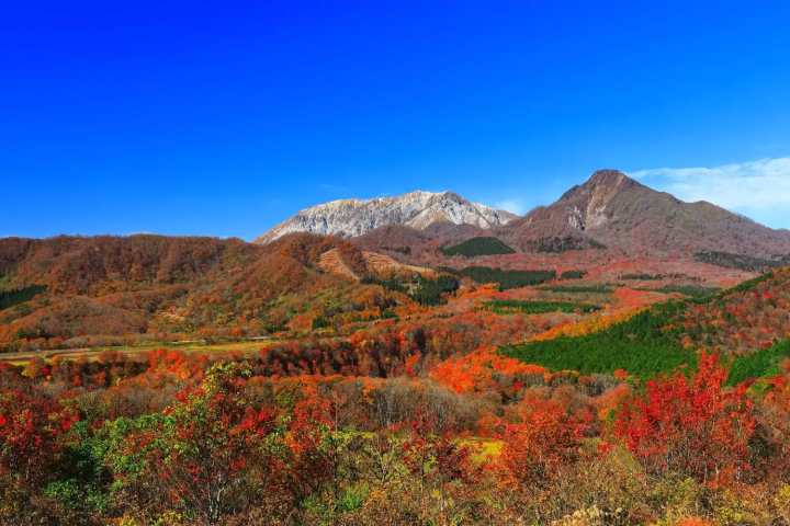 鬼女台展望台　岡山紅葉
