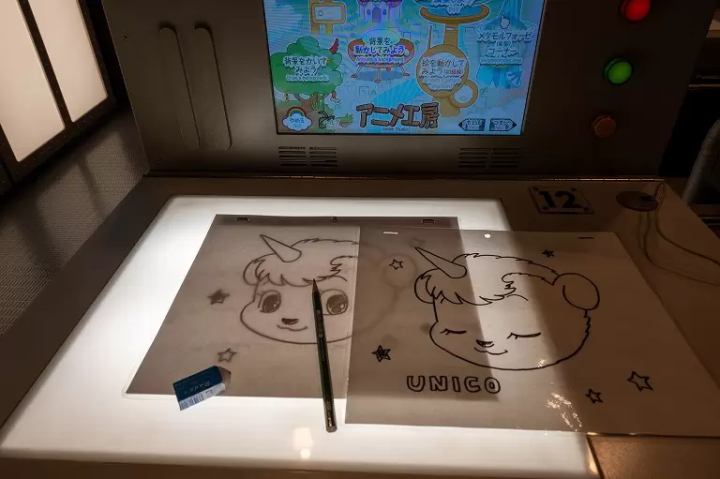 ▲ Turns two frames of pictures into animation