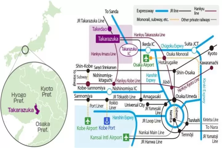 Takarazuka, the city which raised God of Manga Osamu Tezuka