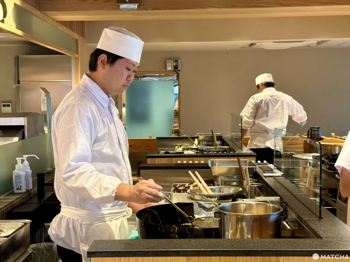 日本天丼專賣店「金子半之助」日本橋人形町店 吧台