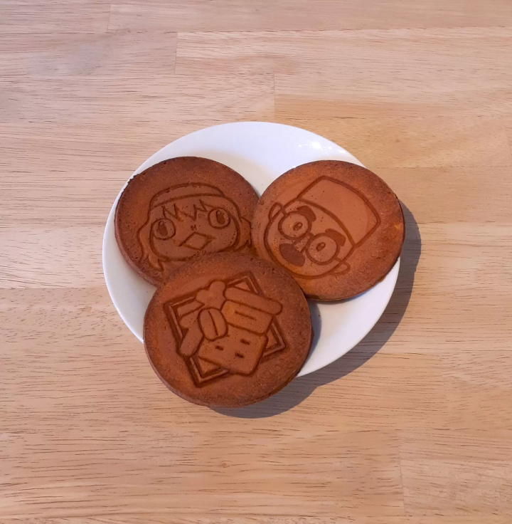 「福せん」には、河童、福（崎）、柳田國男の焼印が押されています