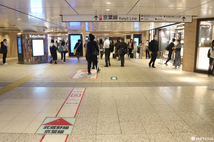 東京站京葉線轉乘方法