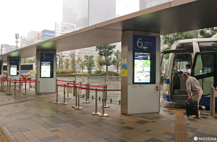 東京站高速巴士站轉乘方法