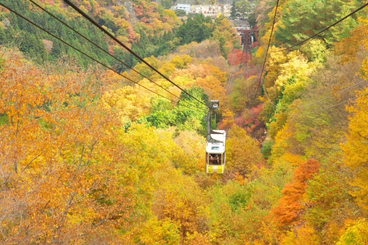 昇仙峡の紅葉のイメージ画像