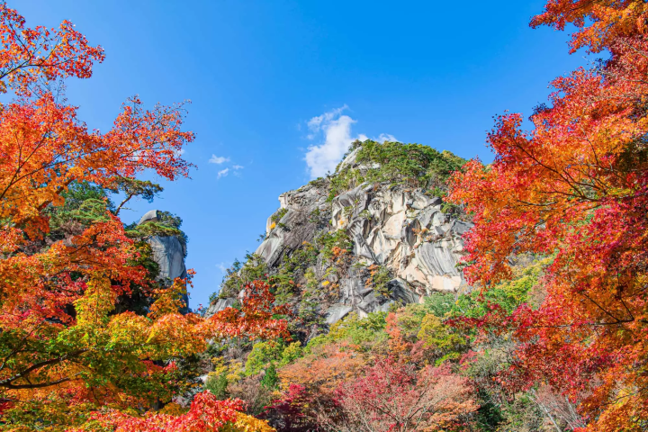 昇仙峡の紅葉のイメージ画像