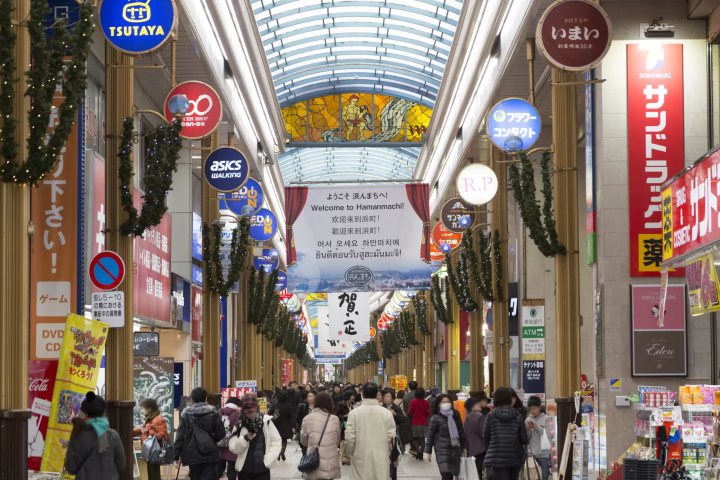 Nagasaki's Hamanomachi Shopping Street