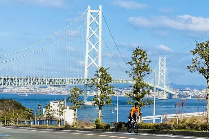 自行车巡游日本诞生神话的淡路岛