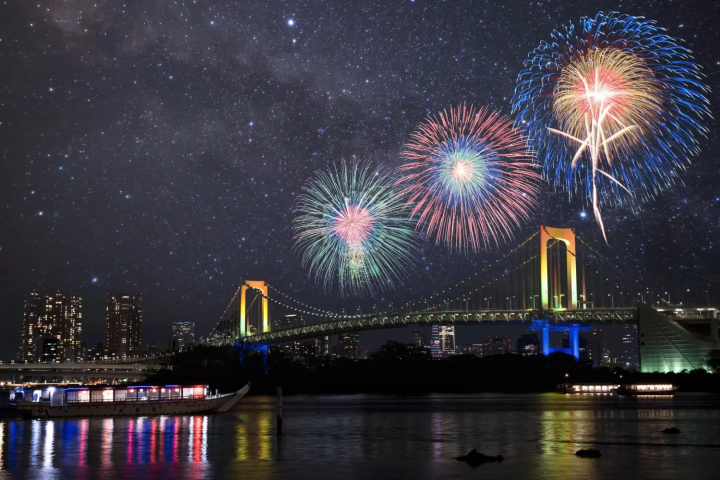 Odaiba Rainbow Fireworks