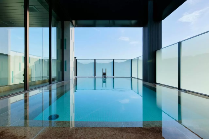 長崎新地唐人街光芒飯店的頂樓風呂