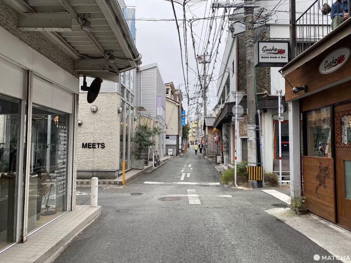 熊本上乃裏街景