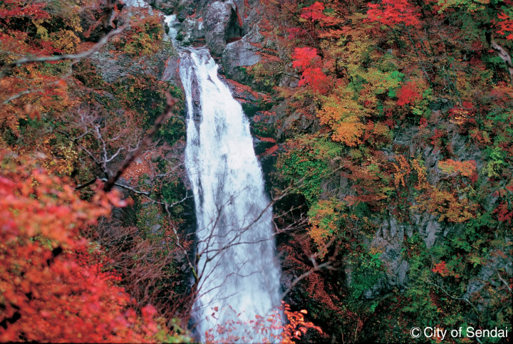 Akiu Otaki Falls Photo courtesy of Sendai Tourism and International Association 