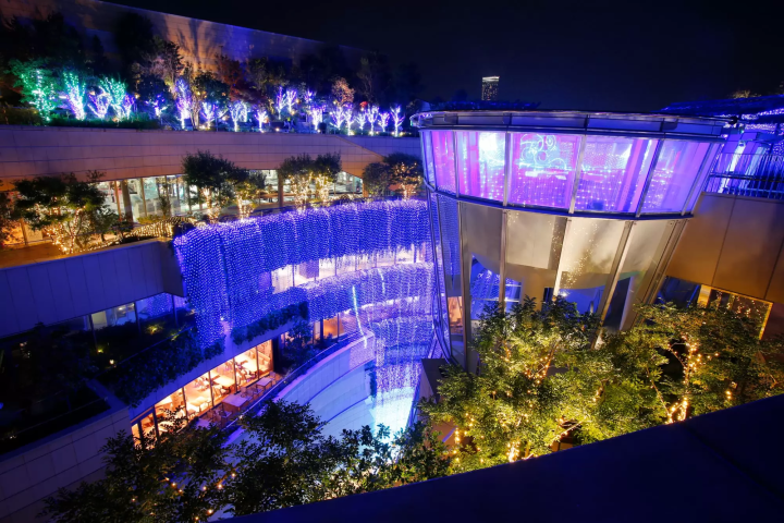 なんばパークスのイルミネーション