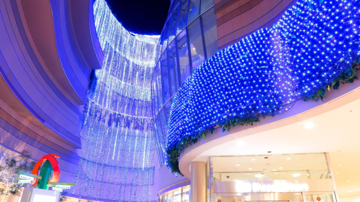 なんばパークスのイルミネーション