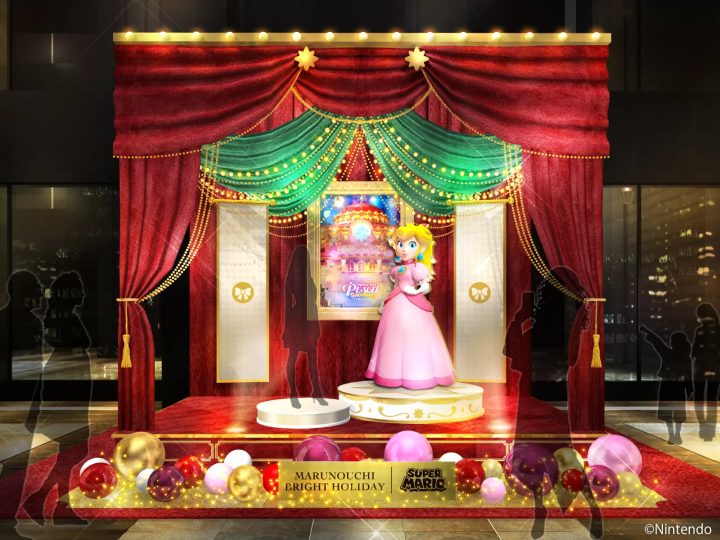 東京丸之內 瑪利歐 聖誕燈飾