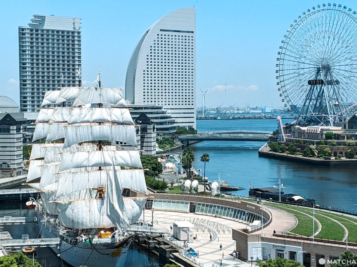 橫濱櫻木町帆船日本丸展帆