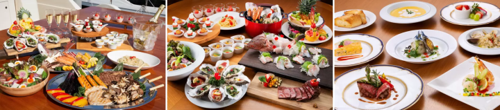 意大利豪华游轮包租巡航～餐食介绍～