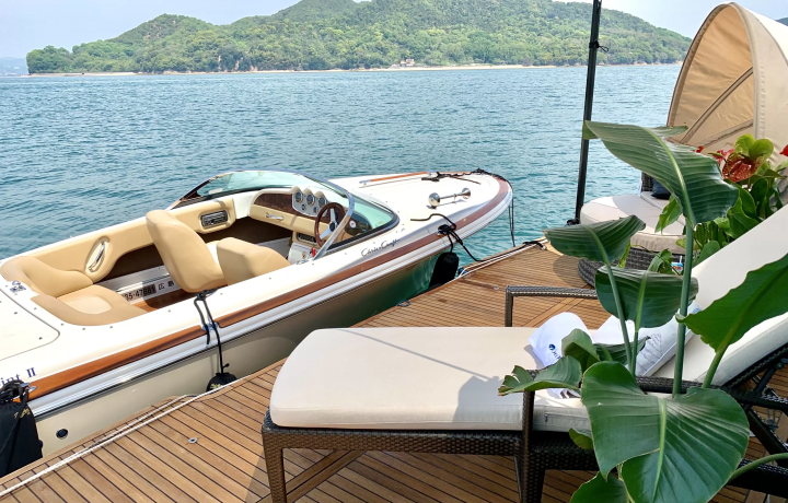 이탈리아제의 럭셔리인 크루저를 전세~선외 덱 소개⑥~