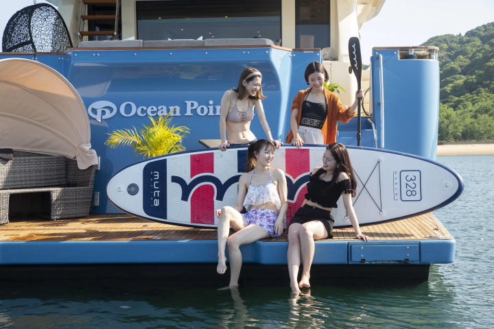 이탈리아제의 럭셔리인 크루저를 전세~선외 덱 소개⑥~