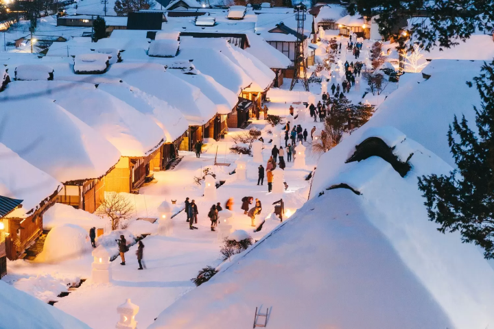 Ouchi-juku Snow Festival