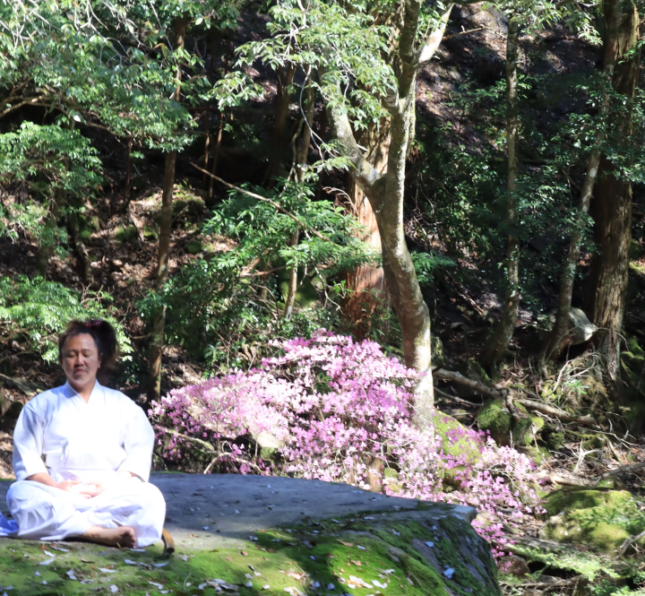 四国の静かな森で秘密の修行：誰にも知られない癒しの体験