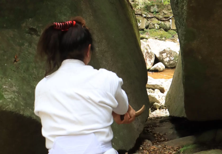 四国の静かな森で秘密の修行：誰にも知られない癒しの体験