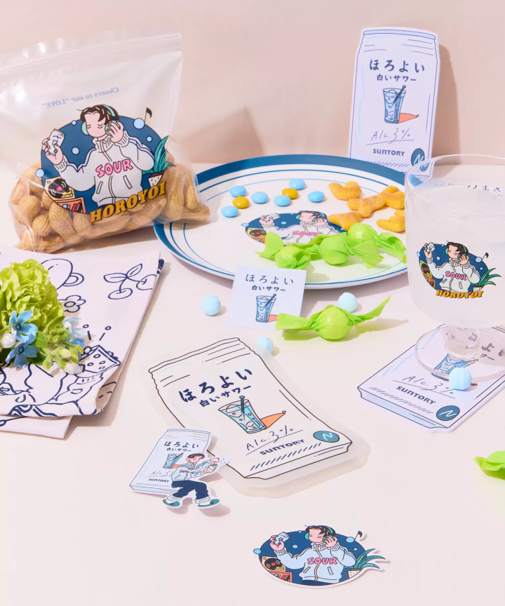 ほろよいmeets 3COINS POP風格生活雜貨