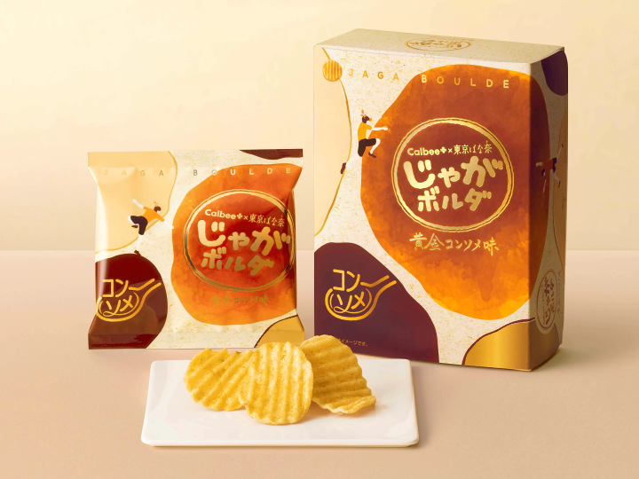 Calbee＋×東京ばな奈 JAGA BOULDE 黃金雞汁口味