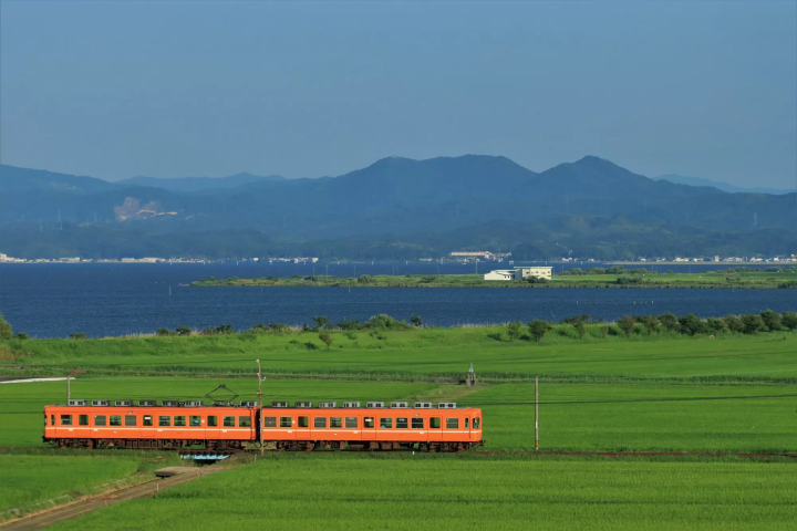 一畑電鐵的田園風景