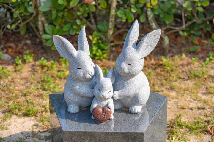 出雲大社兔子雕像