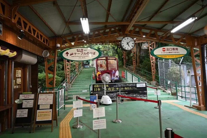 ▲Maya Cable car boarding station 