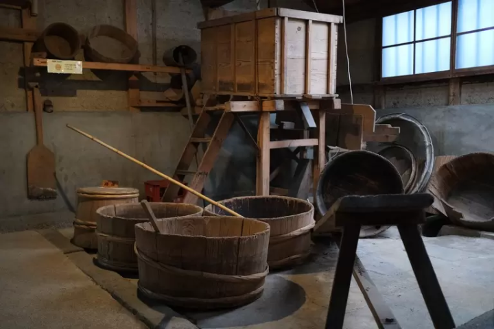 An old sake brewery run by Houmei Shuzo - a sake producer in Tamba Sasayama since 1797 