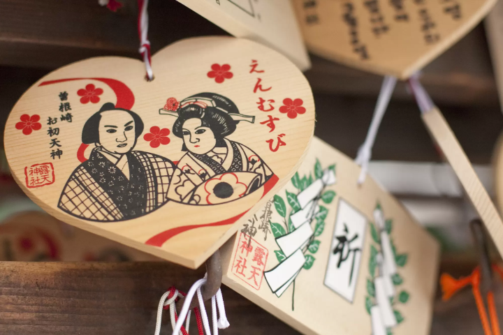 大阪 縁結び 神社 お初天神 絵馬