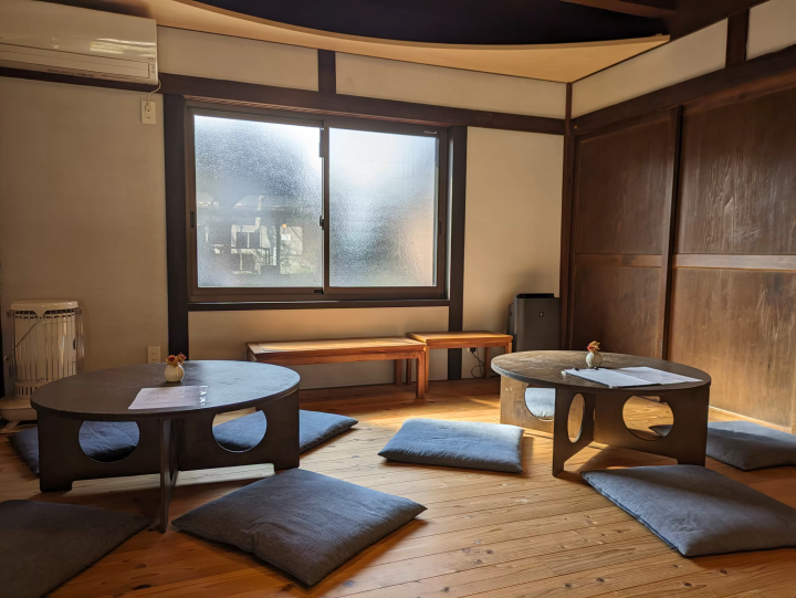 Enjoy a delicious lunch at the cafe "Odai" in Meiwa-cho together with Takejinja Shrine!