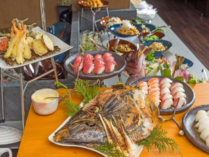 Dishes at Hirosaki City Art Hotel