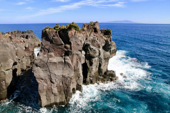 【靜岡】伊豆景點推薦,外型有如抹茶布丁的大室山,動畫電影「你的名字」場景參考原型