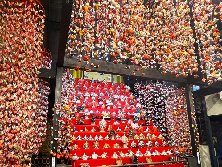 Izu Inatori Onsen's 26th Hina Doll Hanging Decoration Festival