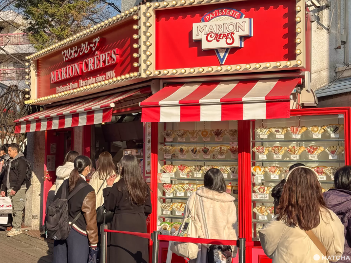 原宿竹下通排隊可麗餅