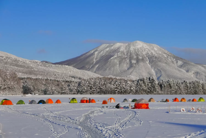 霊仙寺湖　ワカサギ釣り