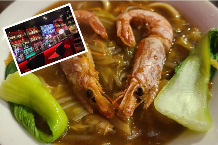 浓汁海鲜杂烩面 