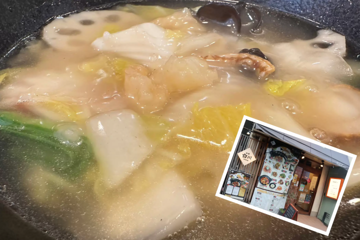 浓汁海鲜荞麦面 