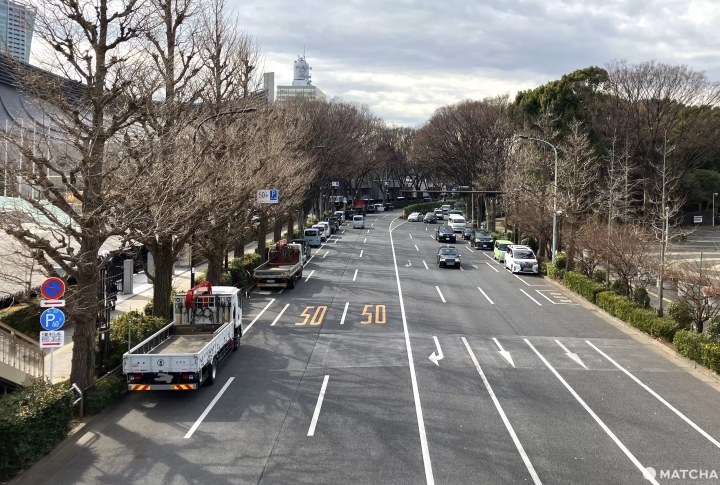 都道413号のパーキング