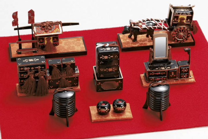 ひな祭り　飾り　雛道具