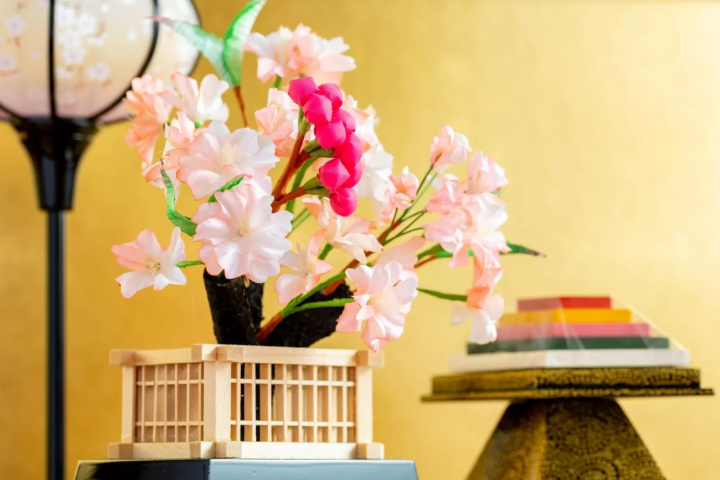 ひな祭り　飾り　花飾り