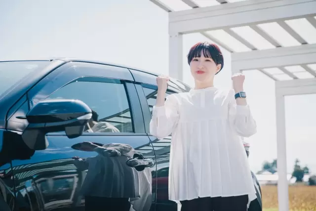 免許合宿に参加する女性